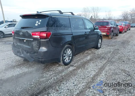 2016 Kia Sedona Ex z USA, uszkodzony, nr VIN KNDMC5C17G6108830